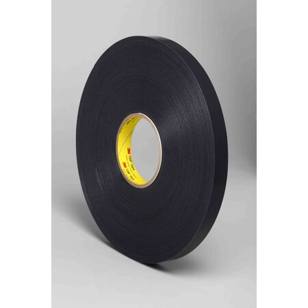 3M Vhb Tape 4929, Black, 3/4 In X 72 Yd, 25 Mil 7000123401